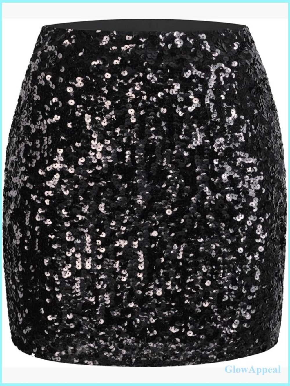 Sequin Mini Bodycon Skirt Stretchy High Rise Party Night Out